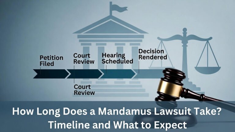 How Long Does a Mandamus Lawsuit Take? Timeline and What to Expect