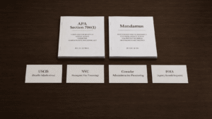APA vs. mandamus decision tree for immigration delay cases