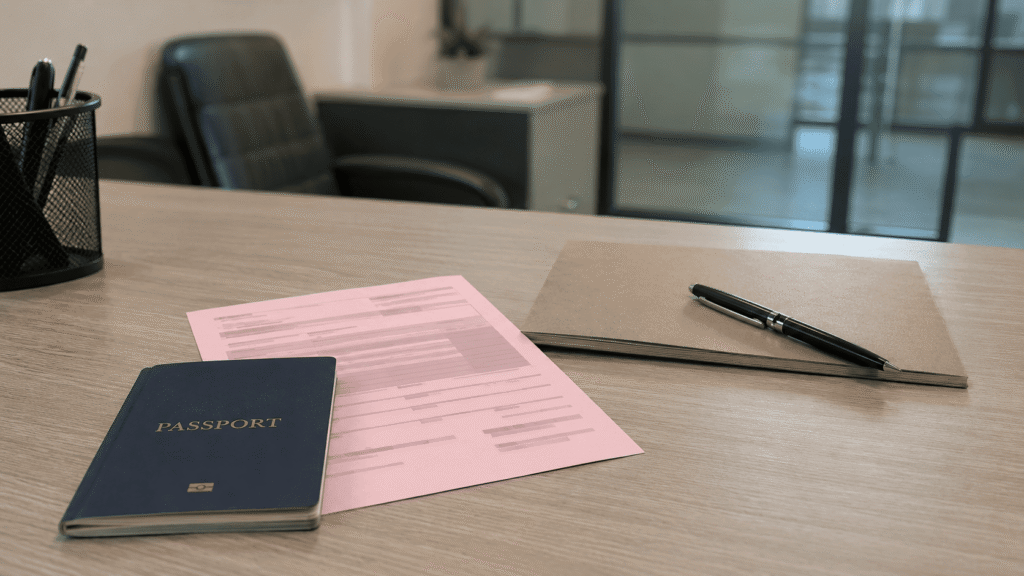 ABD vize mülakatından sonra pasaport yanında bulunan 221(g) pink slip