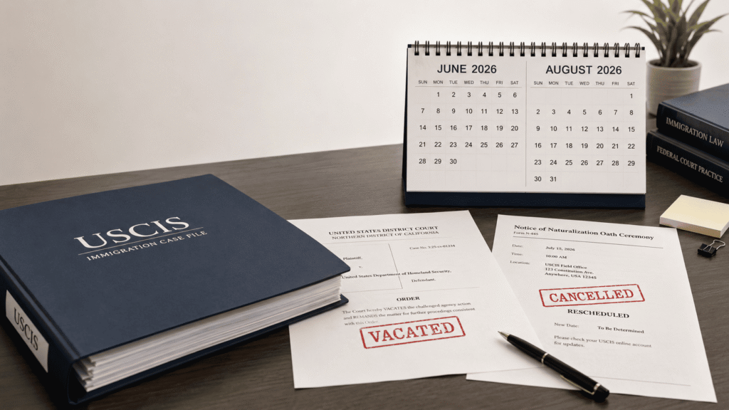 USCIS 39 ülke başvuru askısına ilişkin mahkeme kararı ve hala bekleyen göçmenlik dosyası